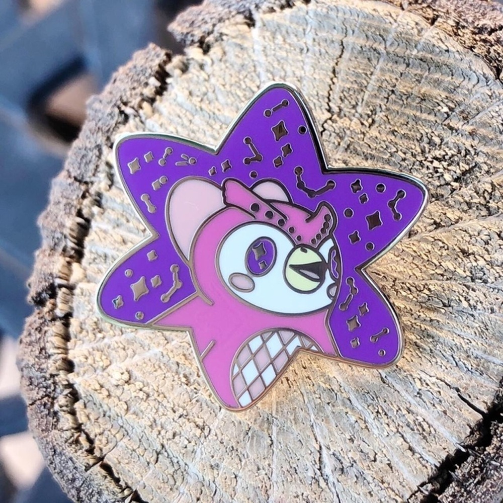 Animal Crossing Celeste Starry Night Pin
